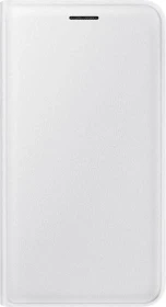 Samsung Flip Wallet für Galaxy J1 weiß