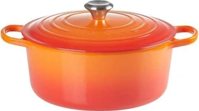 Le Creuset Signature Gusseisen Bräter rund 24cm 4.2l ofenrot