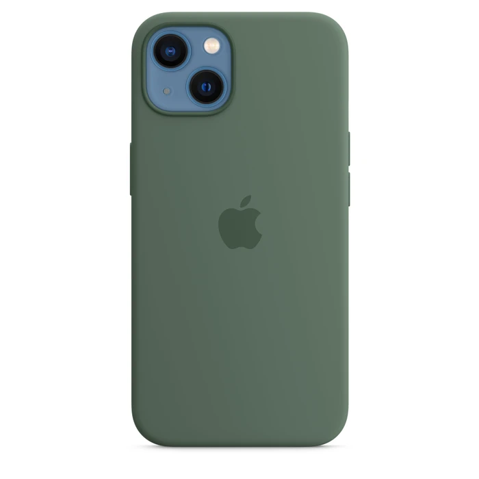 Apple Silikon Case mit MagSafe für iPhone 13 Eukalyptus