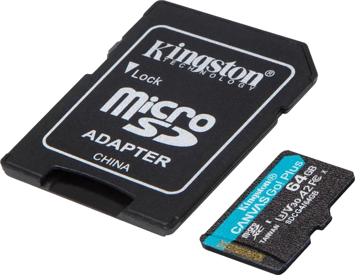 Kingston Canvas Go! Plus Gen4 R200 64GB Kit, UHS-I U3, A2, Class 10