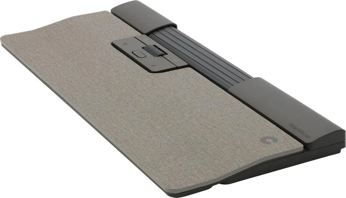 Contour Design SliderMouse Pro Wireless Regular Wrist, Stoff hellgrau mit Balance Keyboard (DE), USB/Bluetooth