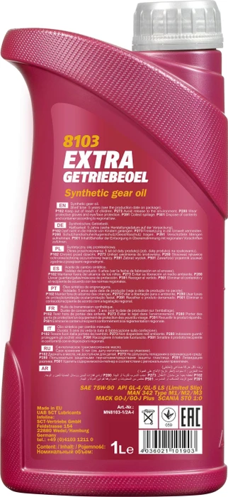 Mannol Extra Getriebeöl 75W-90 1l