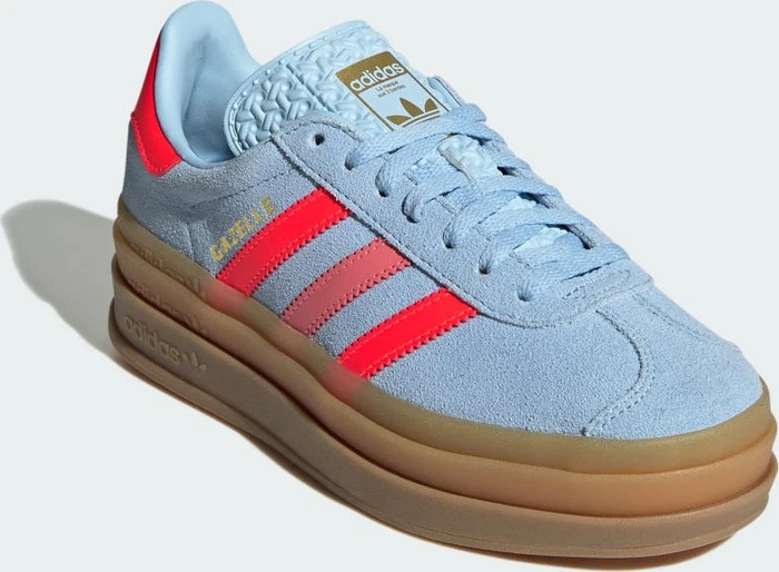 adidas Gazelle Bold clear sky/solar red/gold metallic (Junior)