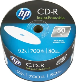 HP CD-R 80min/700MB, 52x, 50er Pack, printable