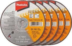 Makita INOX Trennscheibe, 76x1x10mm, 5 Stück
