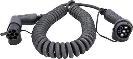 KS Tools efuturo Ladekabel spiral Typ 2 auf Typ 2, 7.4kW, 5m Spiralkabel