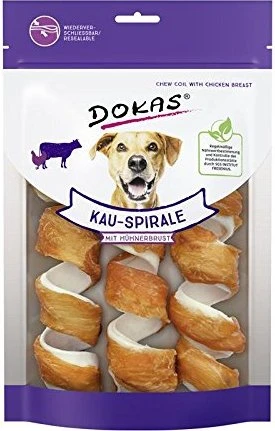 Dokas Kau-Spirale mit Hühnerbrust, 880g (8x 110g)