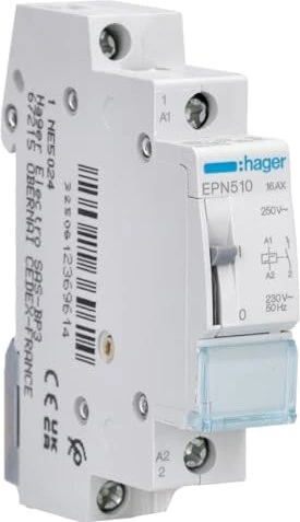 Hager Fernschalter 1 Schließer 230V AC 16A 1PLE