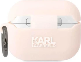 Karl Lagerfeld 3D Logo NFT Choupette Head Case für Apple AirPods Pro pink
