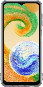 Samsung Soft Clear Cover für Galaxy A04s schwarz
