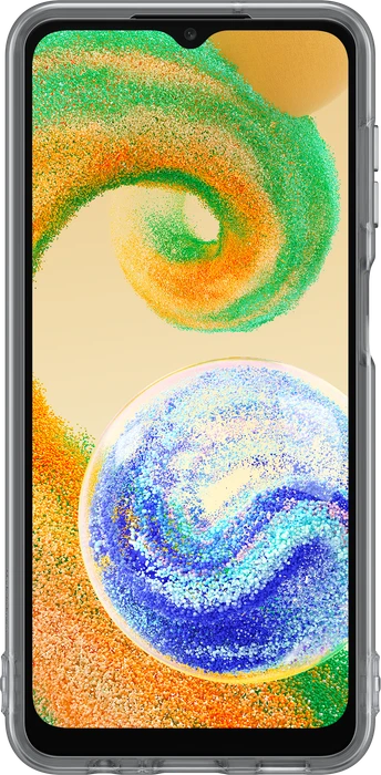 Samsung Soft Clear Cover für Galaxy A04s schwarz