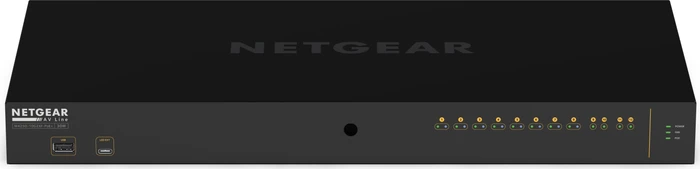 Netgear AV Line M4250 Rackmount Gigabit Managed Switch, 10x RJ-45, 2x SFP+, 240W PoE+