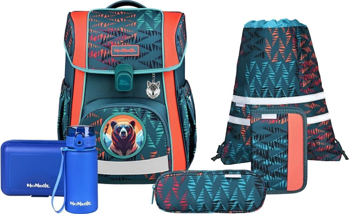 McNeill Bravo Schultaschen-Set, 9-tlg.