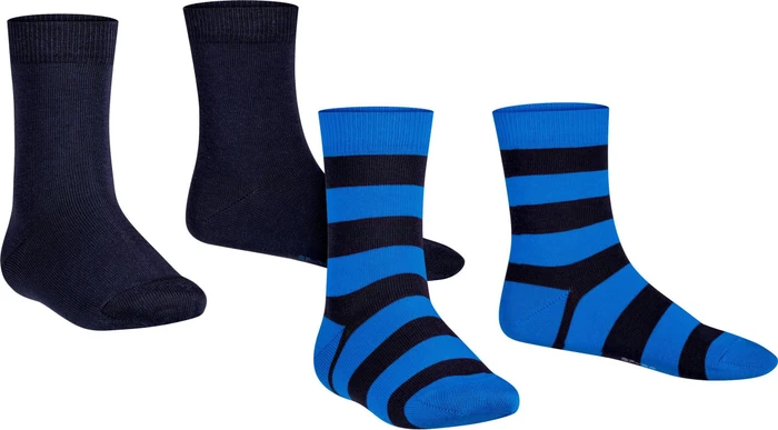 Falke Happy Stripe Socken schwarz, 2 Paare (Junior)