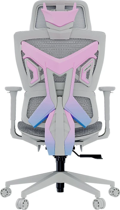 Anda Seat X-Air Mesh Office Gamingstuhl, Twilight Grey, grau/rosa/blau