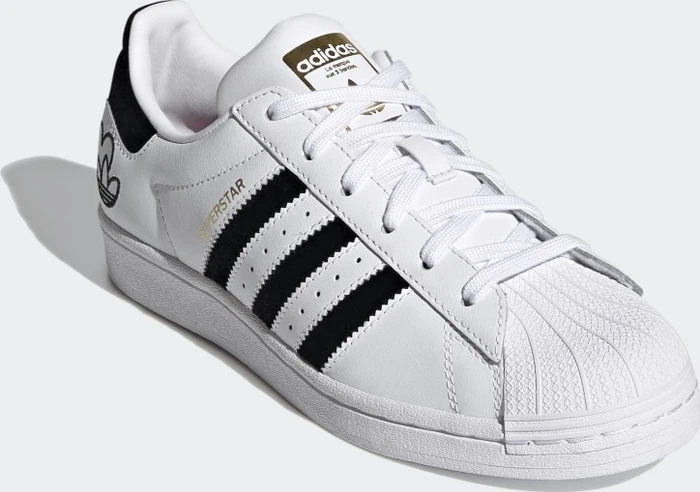 adidas Superstar cloud white/core black/gold metallic (Damen)