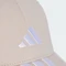 adidas 3-Streifen New Logo Baseball Kappe beige/weiß Vorschaubild
