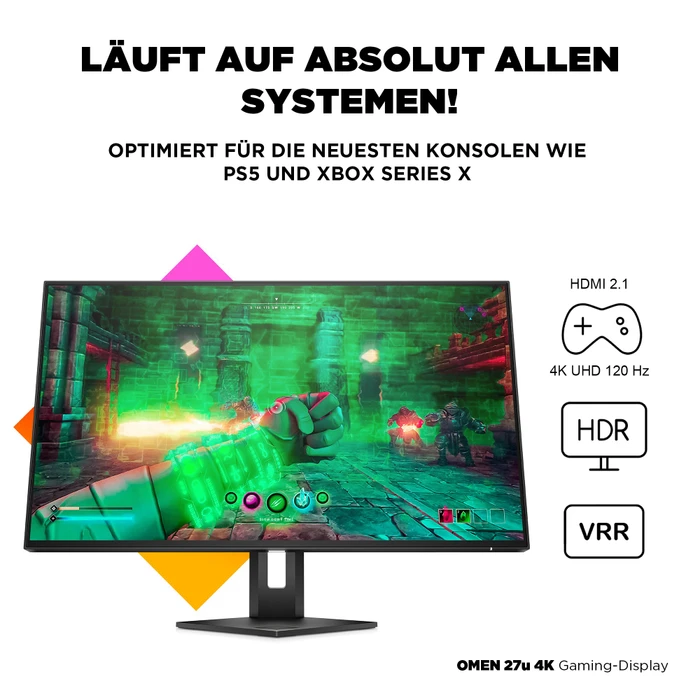 HP Omen 27u, 2 Jahre Garantie, 27"