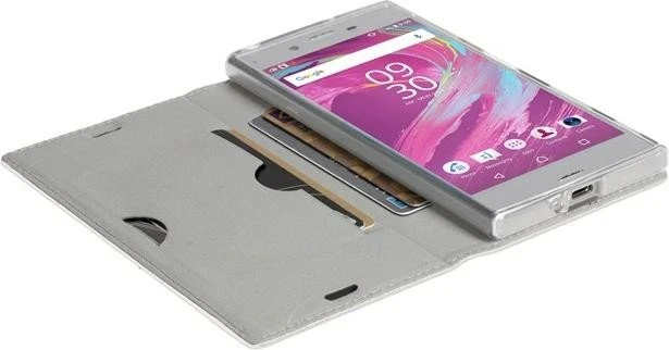Krusell Malmö 4 Card FolioCase für Sony Xperia XA1 weiß