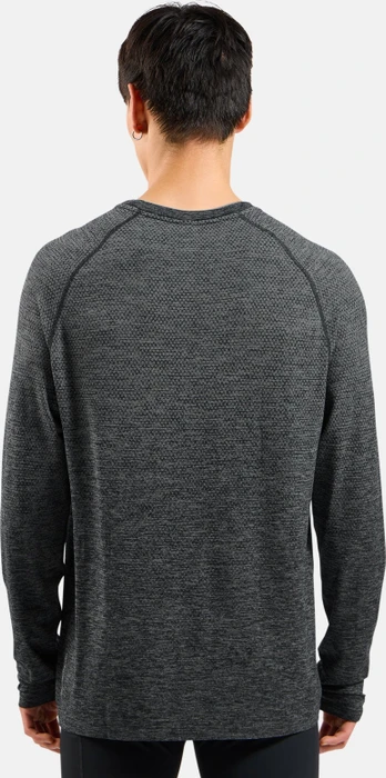Odlo Essentials Seamless Laufshirt langarm grey melange (Herren)