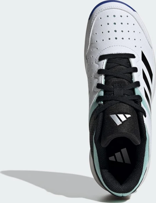 adidas Court Stabil cloud white/core black/lucid blue (Junior)