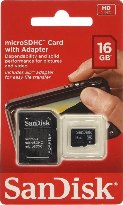 SanDisk 16GB Kit, Class 4