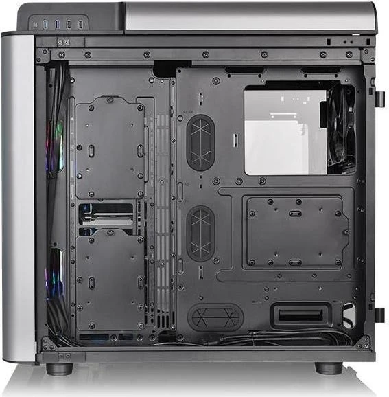 Thermaltake Level 20 GT ARGB, schwarz/silber, Glasfenster