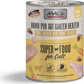 MAC's Cat Huhn mit ganzen Geflügelherzen Adult, 4.80kg (6x 800g)