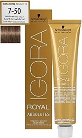 Schwarzkopf Igora Royal Absolutes Haarfarbe 7/50 mittelblond gold natur, 60ml