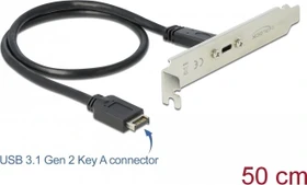 DeLOCK Slotblende, 1x USB-C 3.1