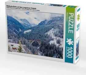 Calvendo Rhätische Bahn auf dem Langwieser Viadukt