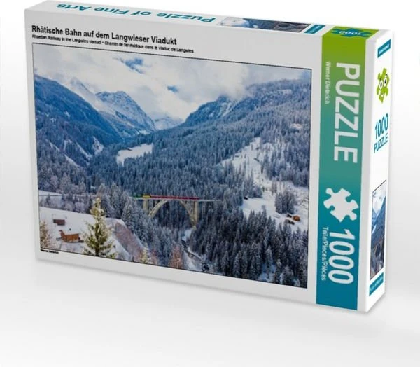 Calvendo Rhätische Bahn auf dem Langwieser Viadukt