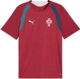 Puma FIFA WM 2026 Portugal Slim Trainingstrikot kurzarm club red/silver mist (Herren)