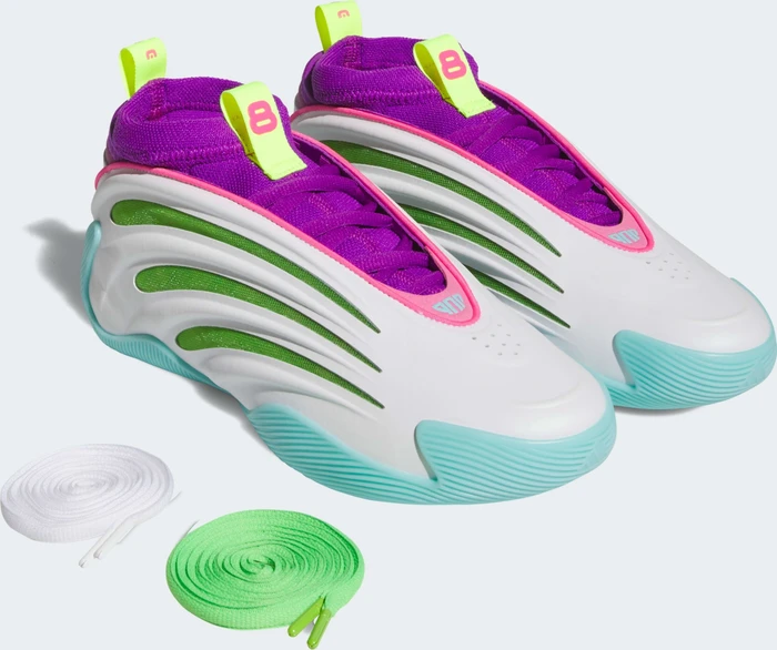 adidas Harden Volume 9 cloud white/lucid lime/lucid pink