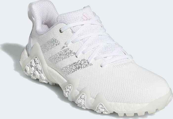 adidas CodeChaos 22 Spikeless cloud white/silver metallic/clear pink (Damen)
