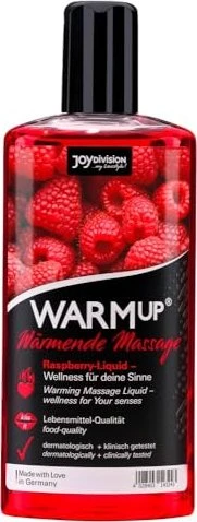 Joydivision WARMup Massageliquid Himbeere, 150ml