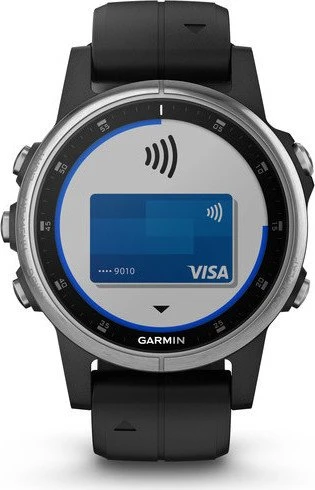 Garmin Fenix 5S Plus silber/schwarz