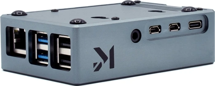 KKSB Heatsink Gehäuse für Raspberry Pi 4, grau