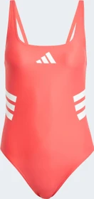 adidas 3-Streifen U-Back Badeanzug semi lucid red/pulse magenta (Damen)
