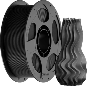 Anycubic PLA Basic, schwarz, Spule, 1.75mm, 1.00kg