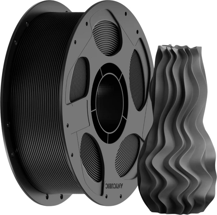Anycubic PLA Basic, schwarz, Spule, 1.75mm, 1.00kg