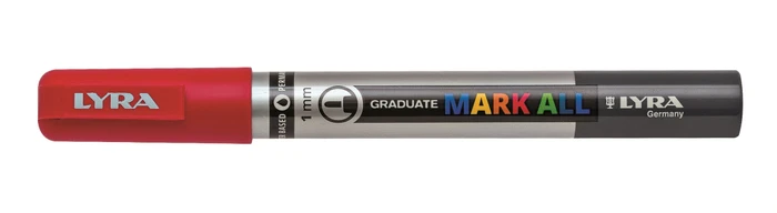 Lyra Graduate Mark All Permanentmarker 1mm rot