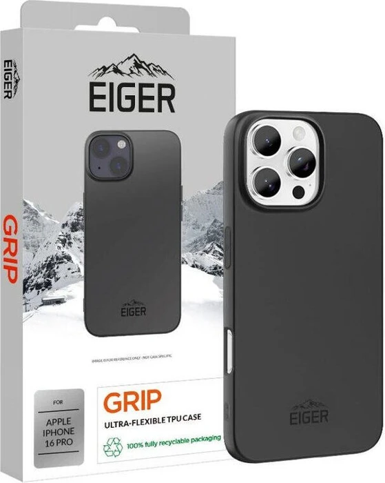 Eiger Grip Case für Apple iPhone 16 Pro schwarz