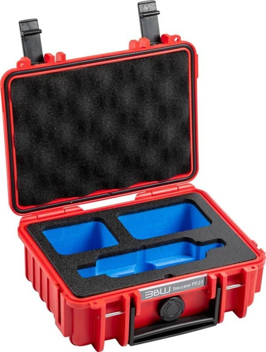 B&W International Koffer Action Case PP.23 für Insta360 X3 rot
