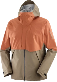 Salomon Outerpath Pro 2.5L Funktionsjacke shitake/baked clay (Herren)