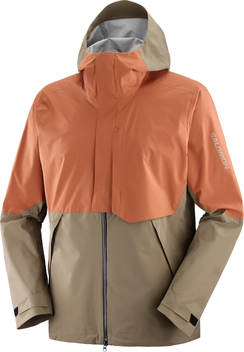 Salomon Outerpath Pro 2.5L Funktionsjacke shitake/baked clay (Herren)