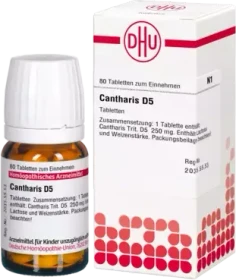DHU Cantharis D5 Tabletten, 80 Stück