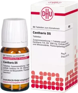 DHU Cantharis D5 Tabletten, 80 Stück