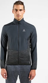 Odlo The Run Easy Warm Hybrid Funktionsjacke schwarz (Herren)