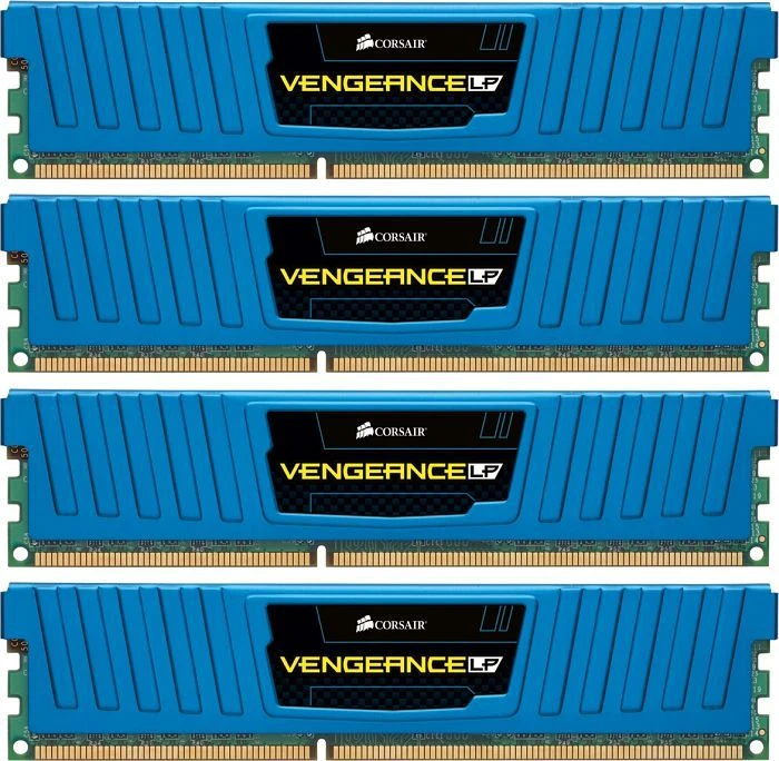 Corsair Vengeance LP blau UDIMM 32GB Kit, DDR3-1600, CL10-10-10-27
